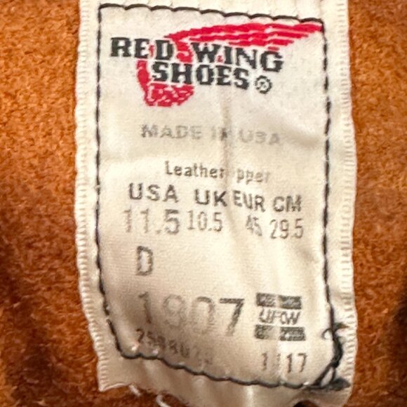 Red Wing Heritage 1907 Moc Toe Copper 11.5D - Picture 10 of 10